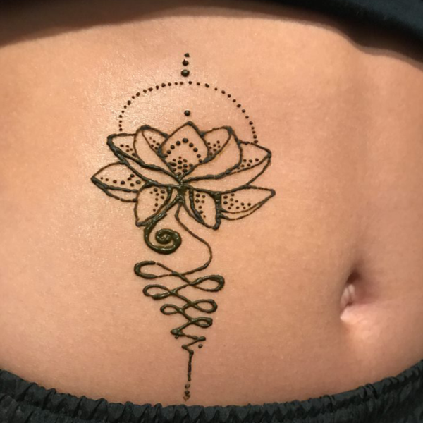 Fuentes Fantabulous Fun: Floral Design Henna Tattoo by Laura Sotelo